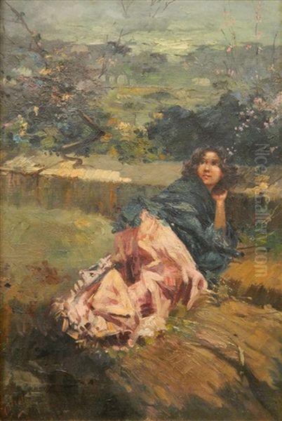 Afternoon Siesta Oil Painting by Vincenzo Irolli