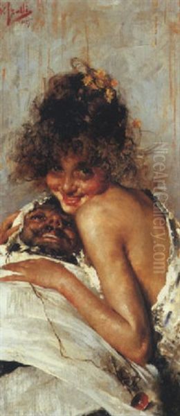 Si Diventa Cosi, 1885 Oil Painting by Vincenzo Irolli