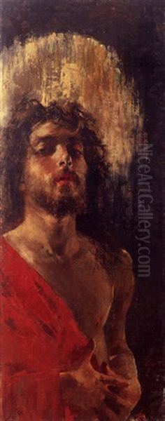 Jeune Homme A La Tunique Rouge by Vincenzo Irolli