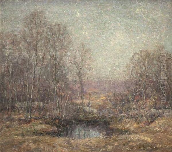 Misty Morning Oil Painting by Wilson Henry Irvine