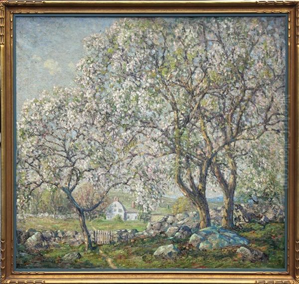 Springtime In New England Oil Painting by Wilson Henry Irvine