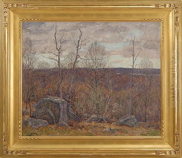 November, Lyme Oil Painting by Wilson Henry Irvine