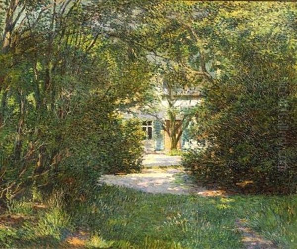 Cottage Nestled In The Woods Oil Painting by Wilson Henry Irvine