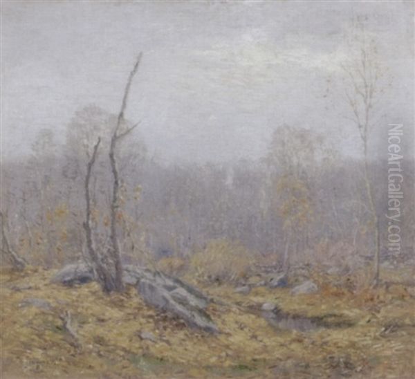 Wooded Grove Oil Painting by Wilson Henry Irvine