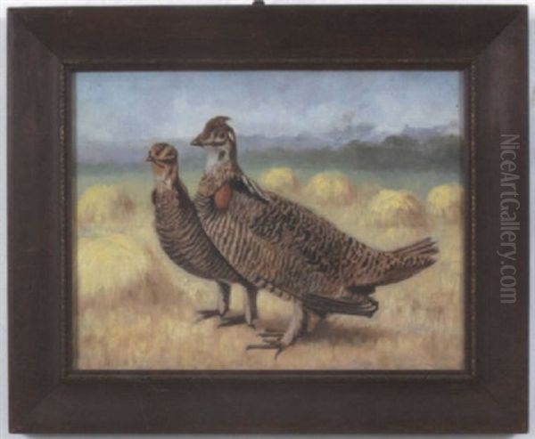 Prairie Hen Oil Painting by Wilson Henry Irvine