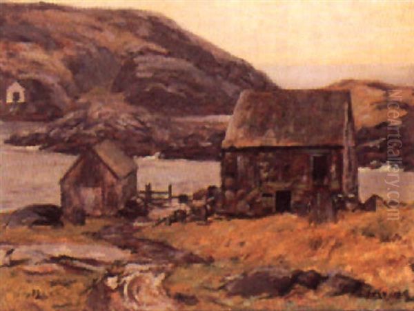 Maine Coast, Monhegan Oil Painting by Wilson Henry Irvine