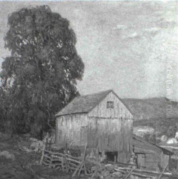 The Gray Barn Oil Painting by Wilson Henry Irvine