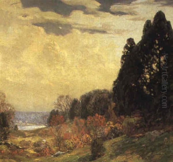 The Pines, Connecticut River Oil Painting by Wilson Henry Irvine