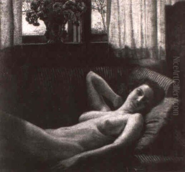 Indolence Oil Painting by Wilson Henry Irvine