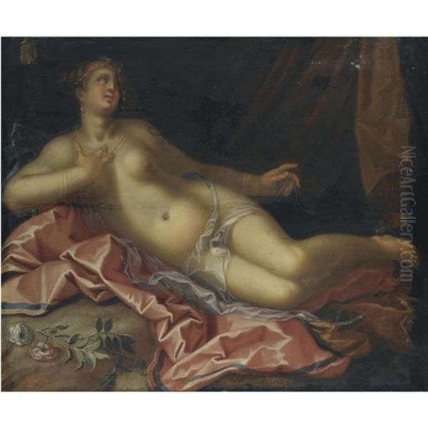 Venus Oil Painting by Pieter Fransz Isaacsz