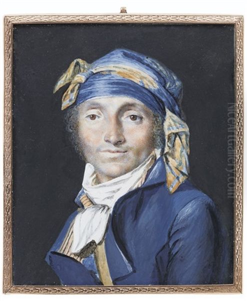 Portrait D'un Homme En Costume De Chasse Oil Painting by Jean-Baptiste Isabey