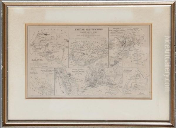 British Settlements Oil Painting by John Bartholomew