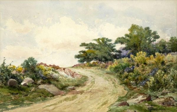 Country Road In Summer Oil Painting by William Newton Bartholomew