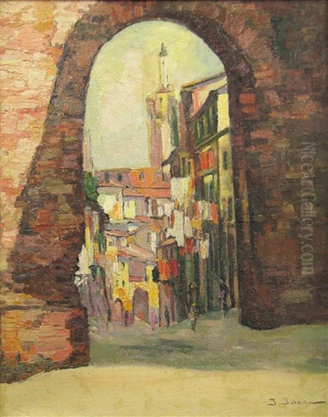 View From Naples Oil Painting by Joan Isac