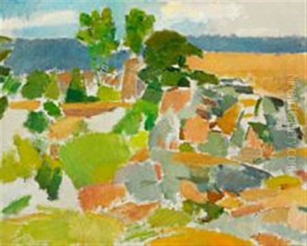 Landscape, Christianso Oil Painting by Karl Isakson