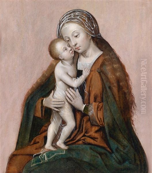 Madonna Mit Kind Oil Painting by Adriaen Isenbrant