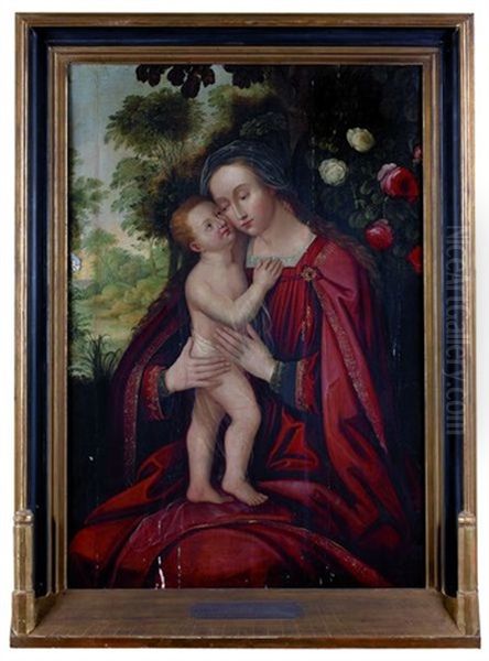 Vierge A L'enfant Oil Painting by Adriaen Isenbrant