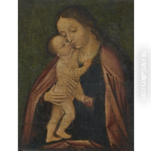 The Virgin And Child Oil Painting by Adriaen Isenbrant