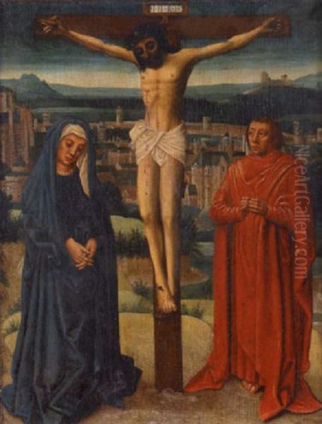 The Crucifixion Oil Painting by Adriaen Isenbrant