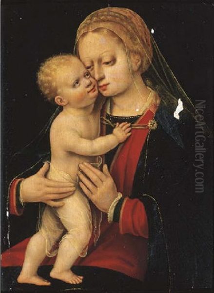 The Madonna And Child Oil Painting by Adriaen Isenbrant