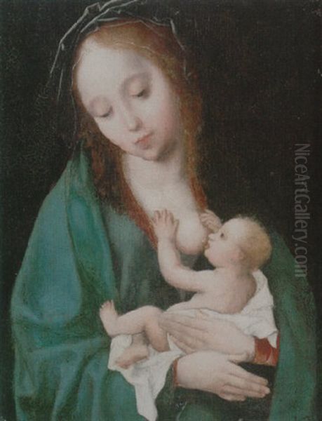 The Virgin And Child Oil Painting by Adriaen Isenbrant