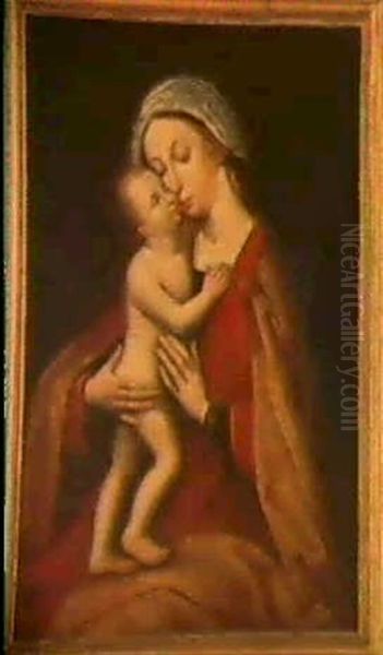 Vierge A L'enfant Oil Painting by Adriaen Isenbrant