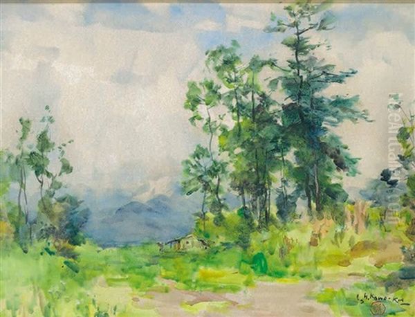 Karuizawa Oil Painting by Kin'ichiro Ishikawa