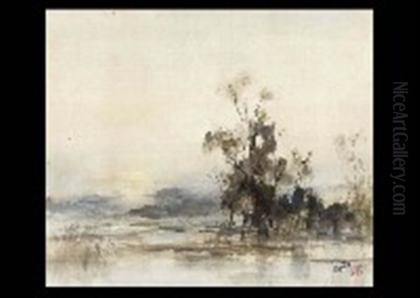 Landscape Oil Painting by Kin'ichiro Ishikawa