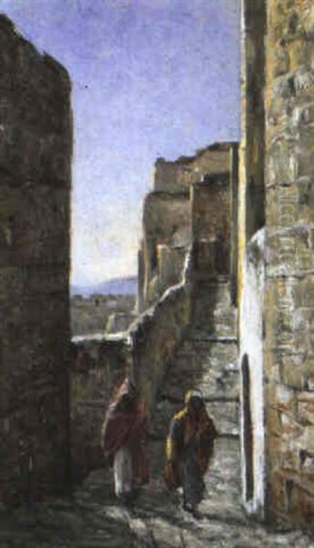 Motiv Aus Jerusalem Oil Painting by Daniel Israel