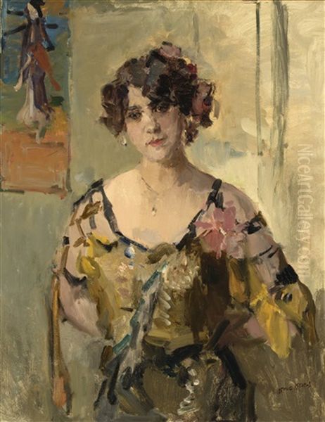 Carmencita Oil Painting by Isaac Israels