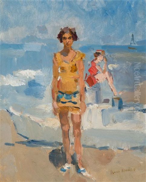 Viarreggio, Italy Oil Painting by Isaac Israels