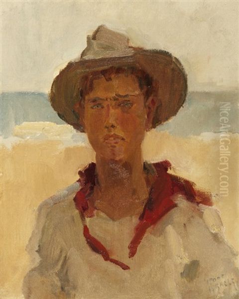 Ezeljongen Oil Painting by Isaac Israels