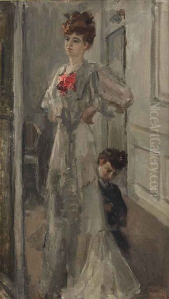 The New Dress Oil Painting by Isaac Israels