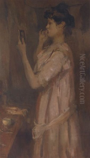 The Finishing Touch Oil Painting by Isaac Israels