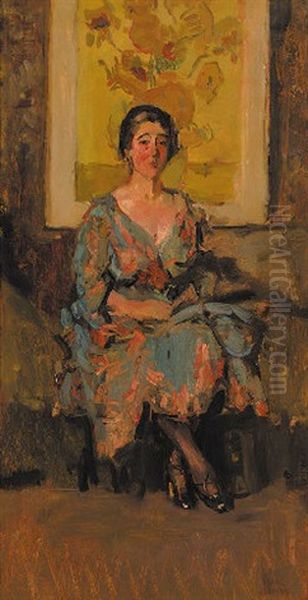 The Sunflowers Oil Painting by Isaac Israels