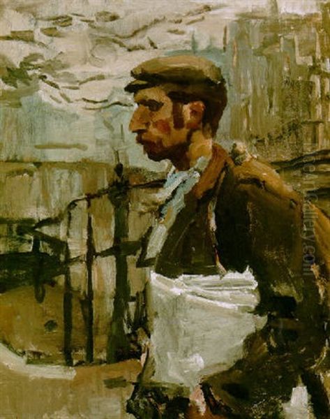 The Newspaper Seller by Isaac Israels