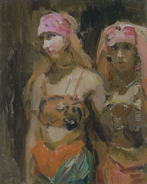 Orientaalse Buikdanseressen Oil Painting by Isaac Israels