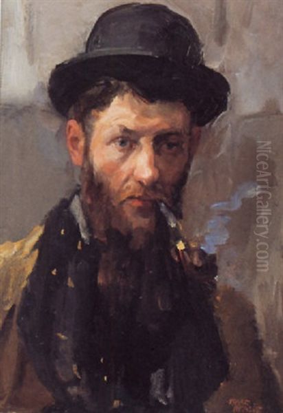 Portret Van Kees Van Dongen Oil Painting by Isaac Israels