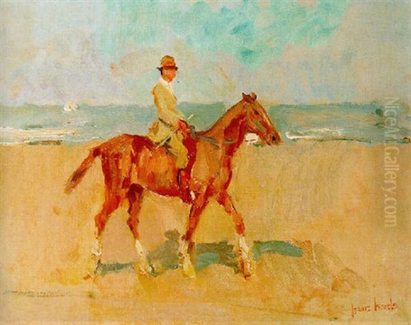 An Afternoon Ride Oil Painting by Isaac Israels