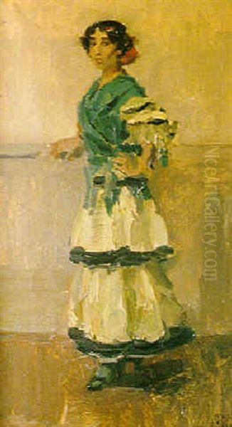 Spaanse Danseres Oil Painting by Isaac Israels