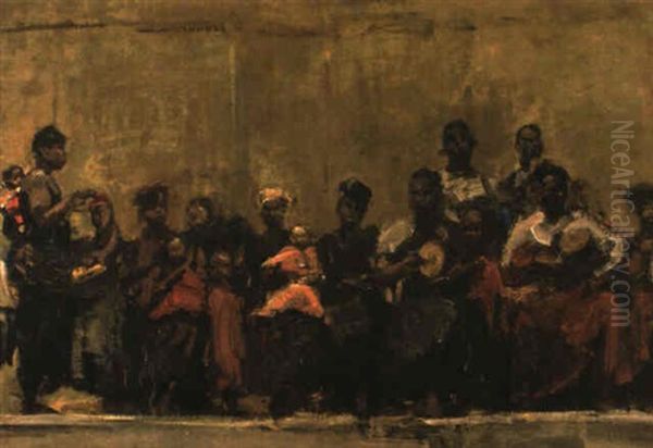 Danse Exotique Oil Painting by Isaac Israels