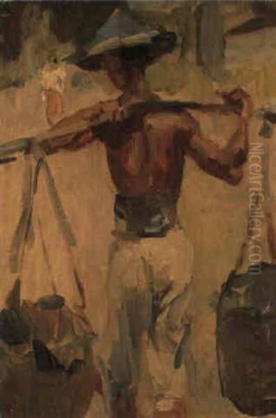 The Water Carrier Oil Painting by Isaac Israels