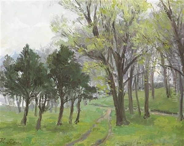 Belvoir Park, Belfast Oil Painting by Hans (Jean) Iten