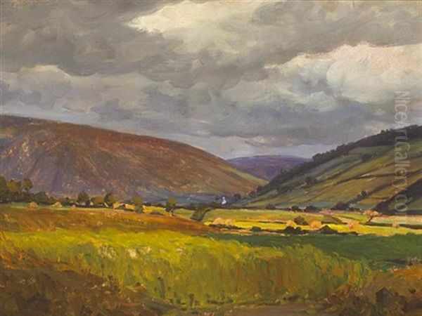 In The Glens Of Antrim Oil Painting by Hans (Jean) Iten