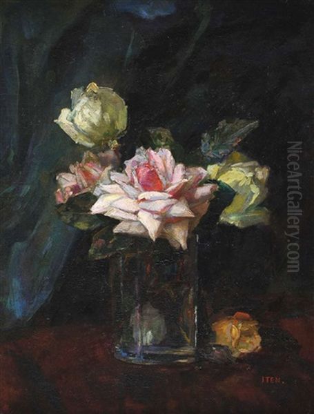 Still Life Oil Painting by Hans (Jean) Iten