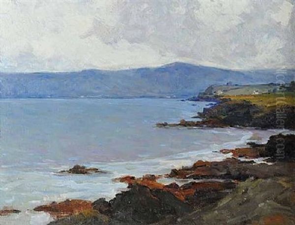 The Coast At Layde Oil Painting by Hans (Jean) Iten