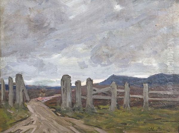 Near Glengormley Oil Painting by Hans (Jean) Iten