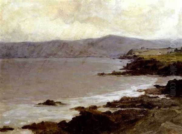 The Coast At Layde Oil Painting by Hans (Jean) Iten