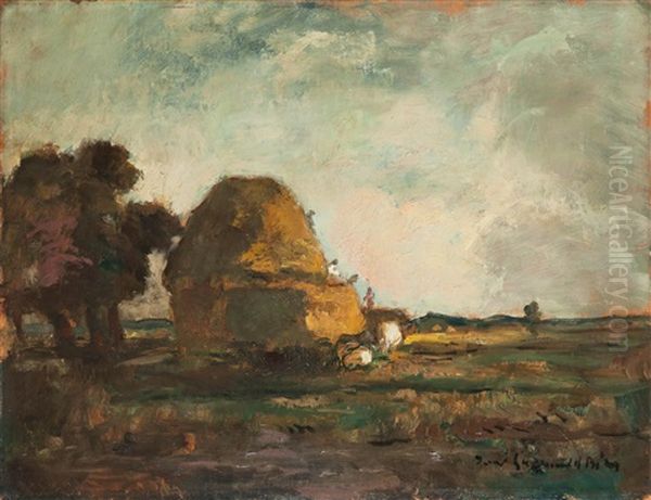 Szenarakodok Oil Painting by Bela Ivanyi Gruenwald