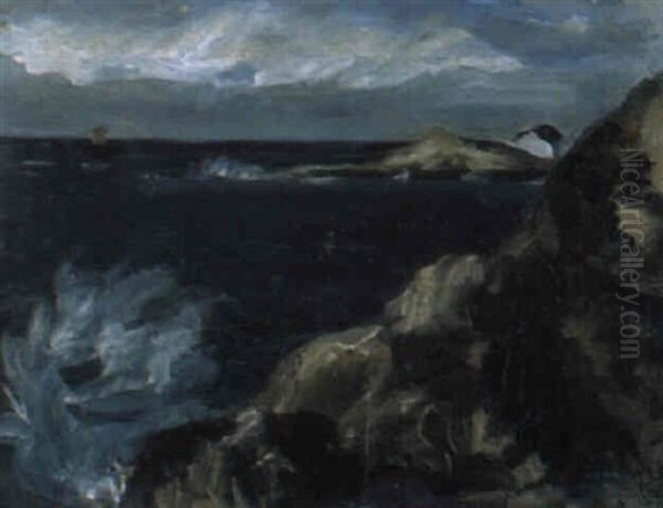 Marstrand Oil Painting by Ivan Ivarson